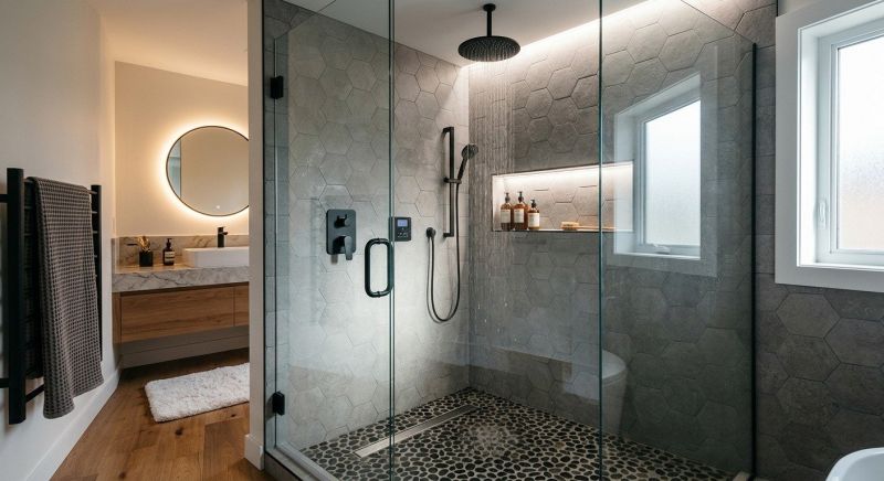 Granite Shower Installation in Stamford, CT