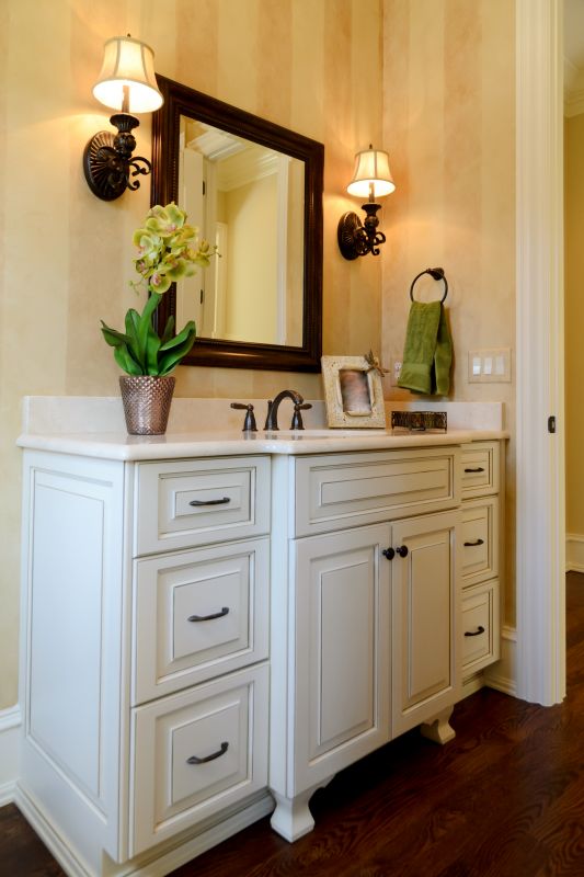 Traditional Powder Room Finish